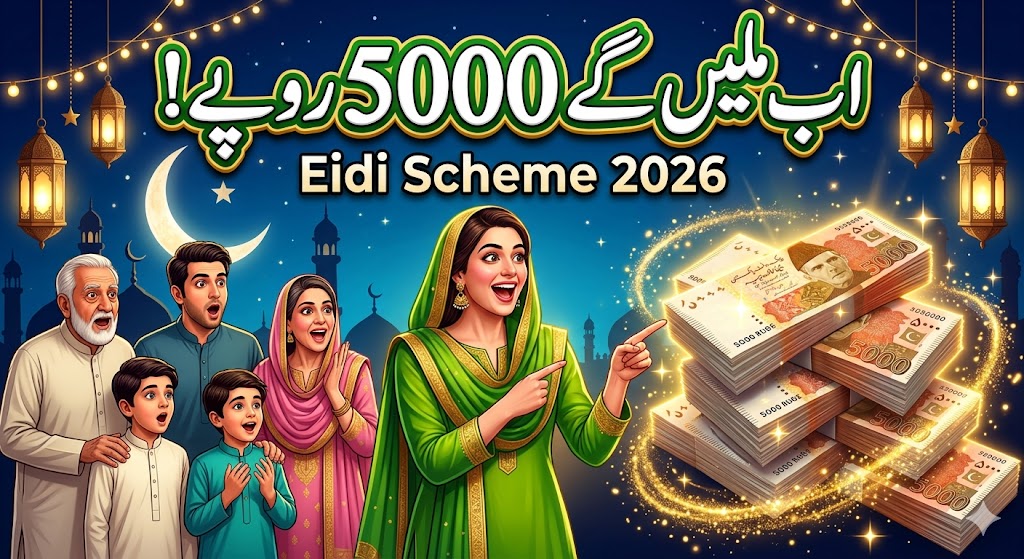 How to Get Rs. 5000 Eidi from CM Punjab (2026)? – Complete Guide to Punjab Government Portal Eidi Scheme